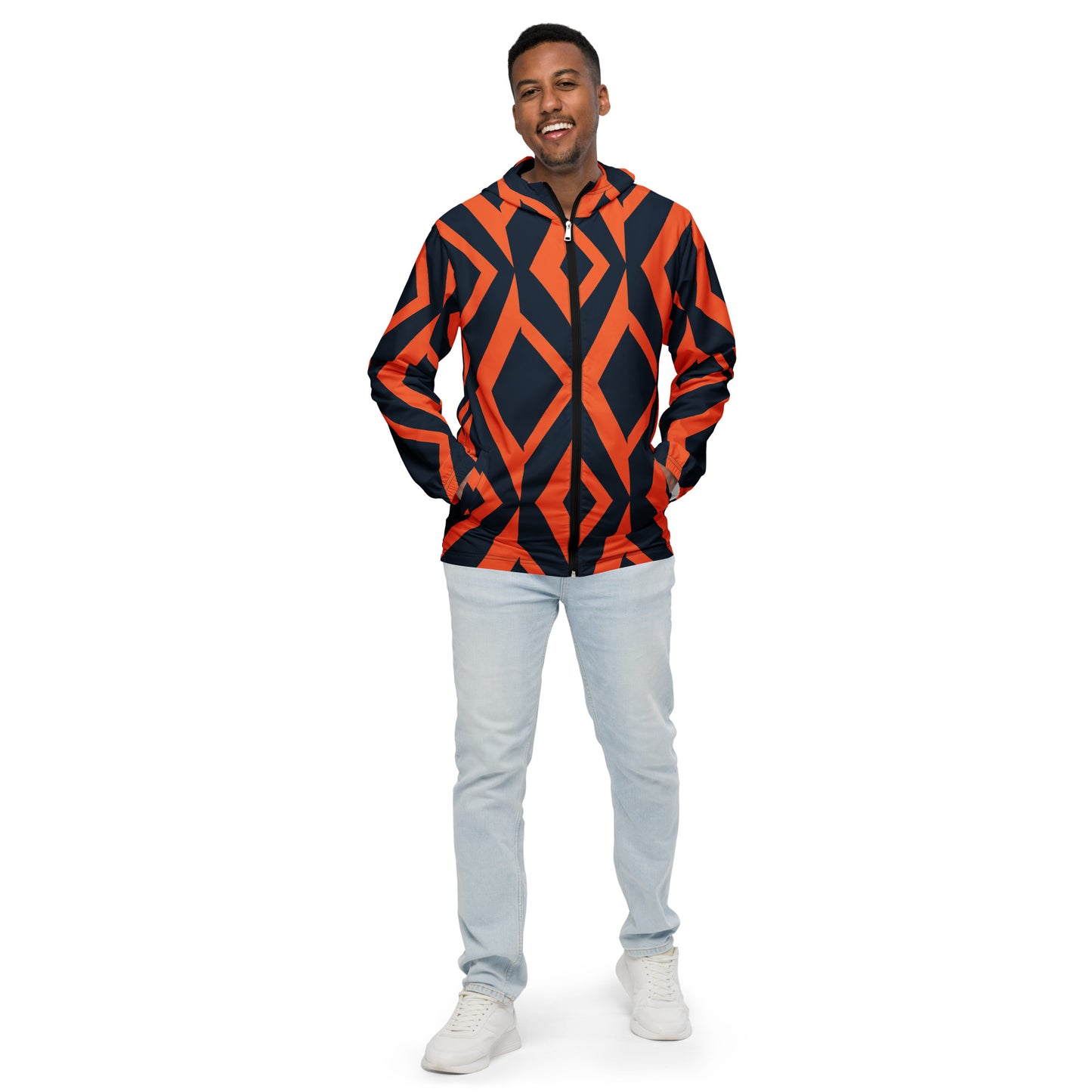 African Print 4 Men’s windbreaker