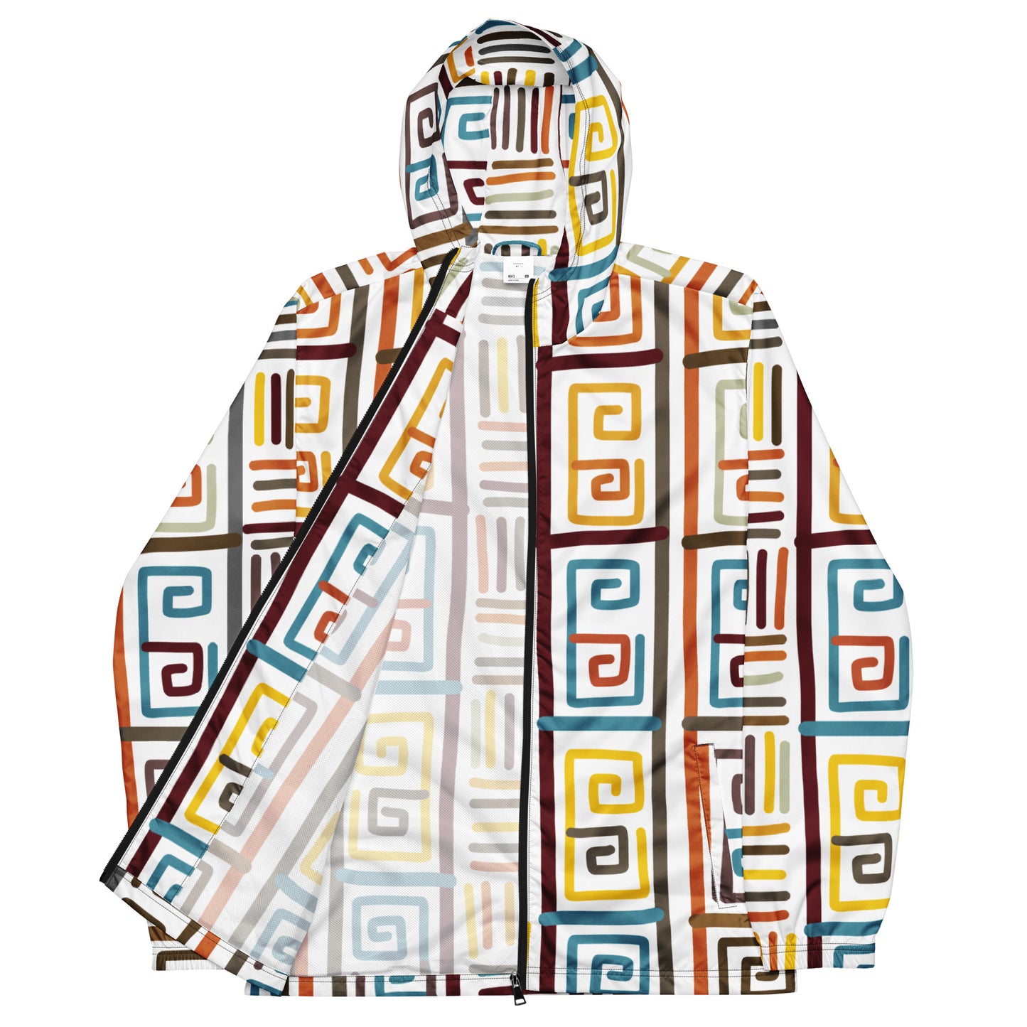 African Pattern 2 Men’s windbreaker