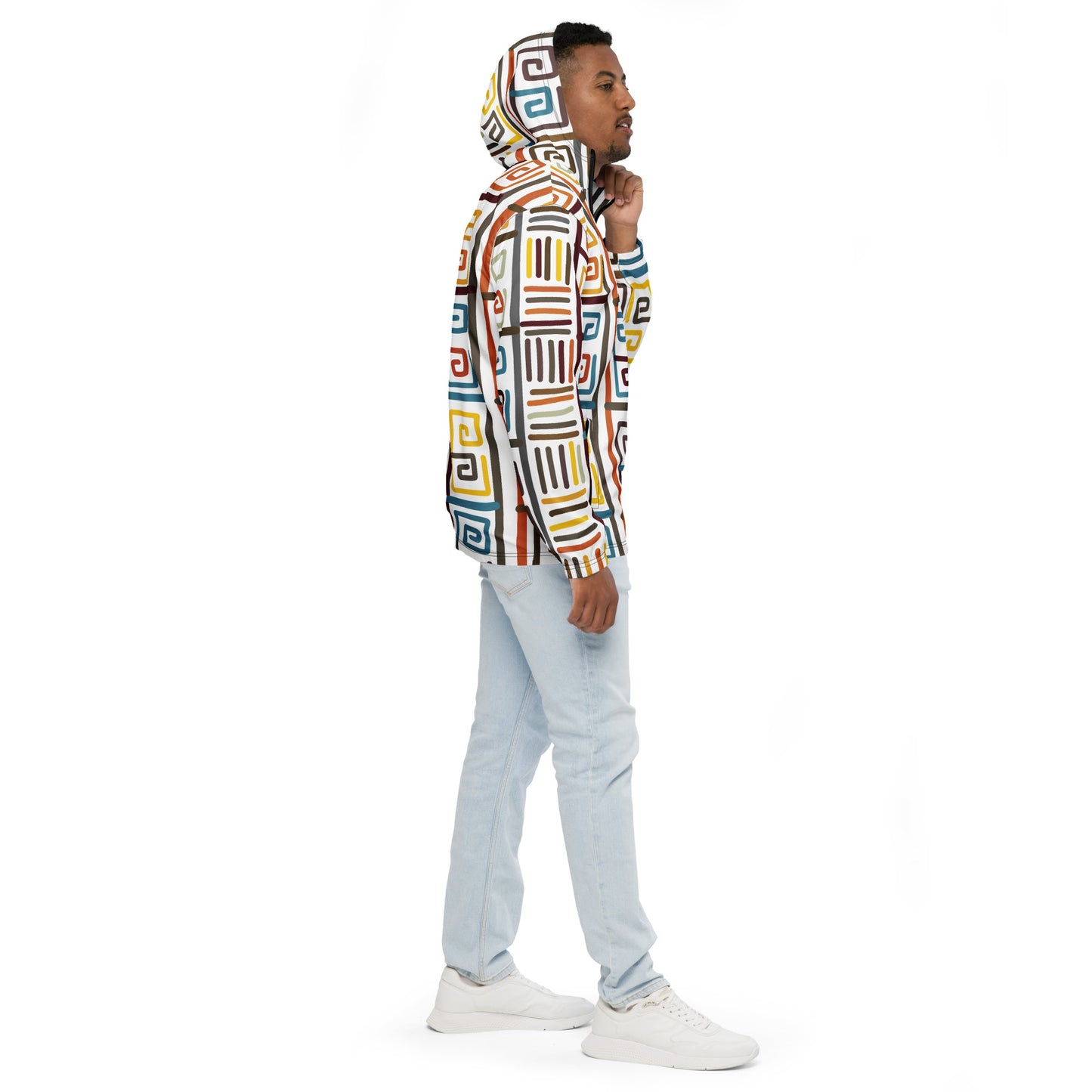 African Pattern 2 Men’s windbreaker