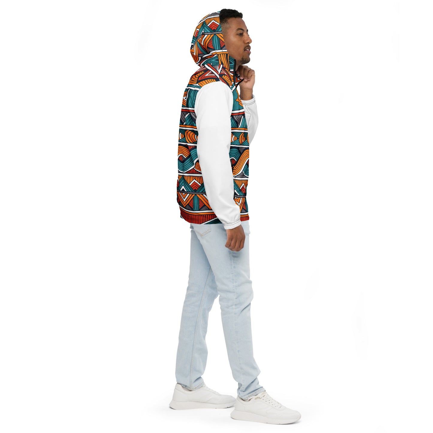 African Print Men’s windbreaker