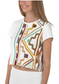 African pattern 8 Crop Tee