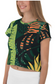 Nature motif Crop Tee