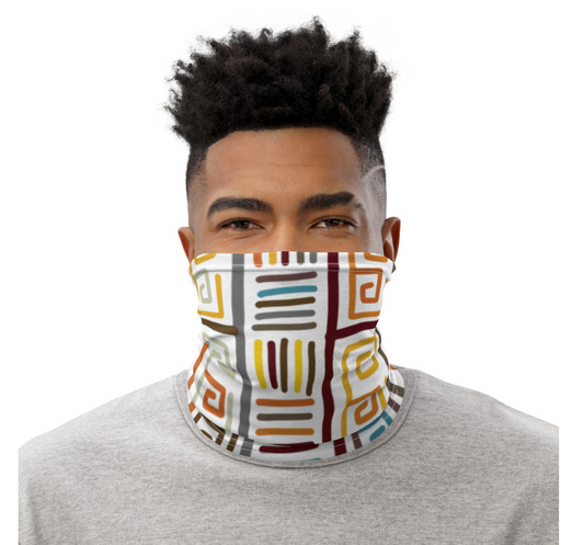 African pattern 2 Neck Gaiter