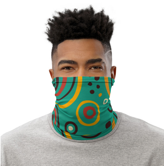 Circle pattern Neck Gaiter