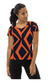 African Print 4 Women's Athletic T-shirt