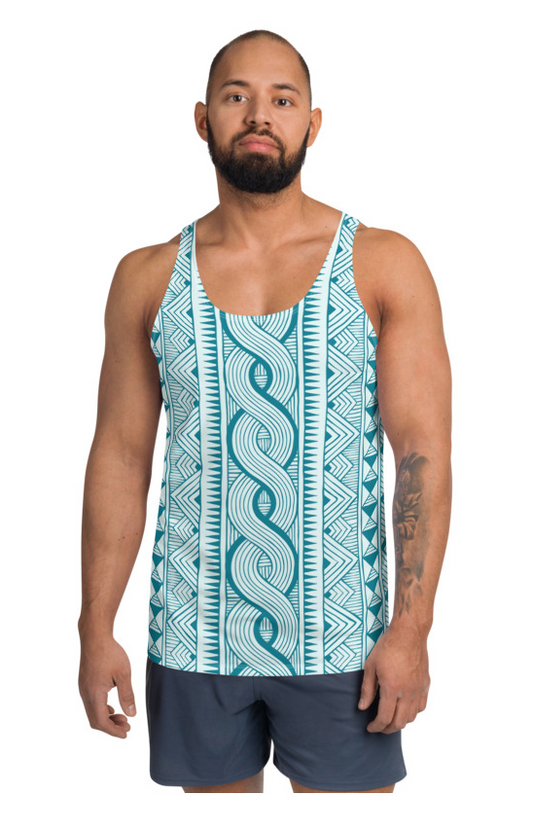 African Print 3 Unisex Tank Top