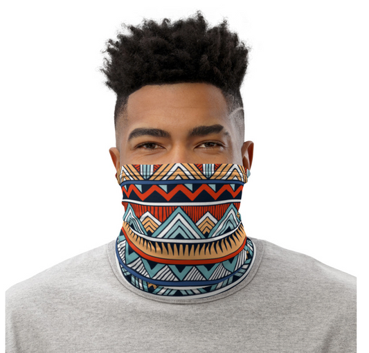 African Print 2 Neck Gaiter