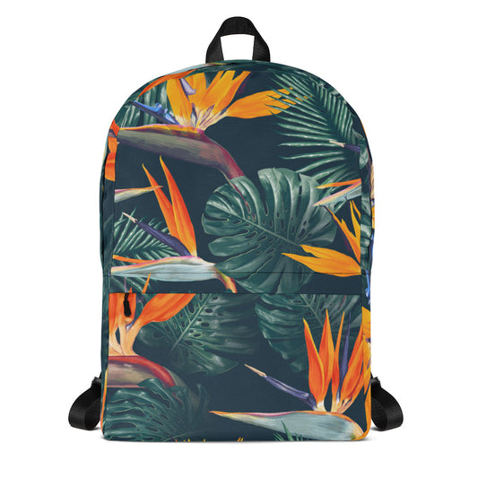 Nature motif 5 Backpack with Front Pocket