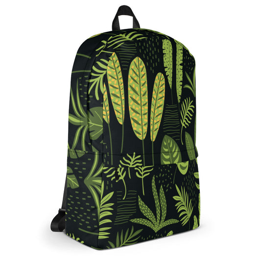 Nature motif 2 Backpack with Front Pocket