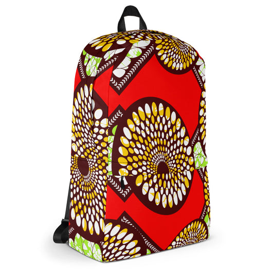 Capulana style 2 Backpack with Front Pocket