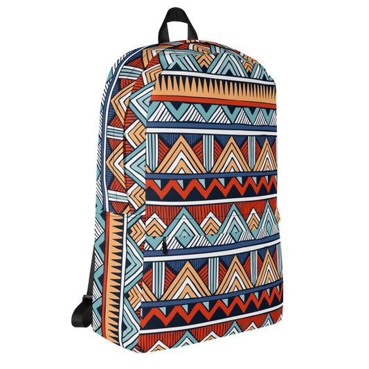 African Print Backpack | Medium Size Backpack | Xikhipa