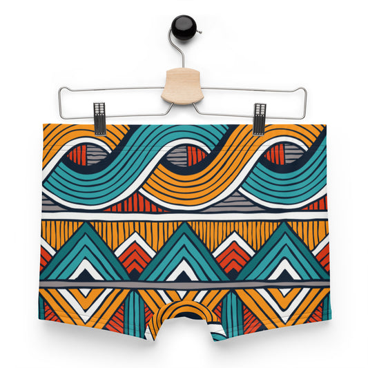 African Print Boxer Briefs