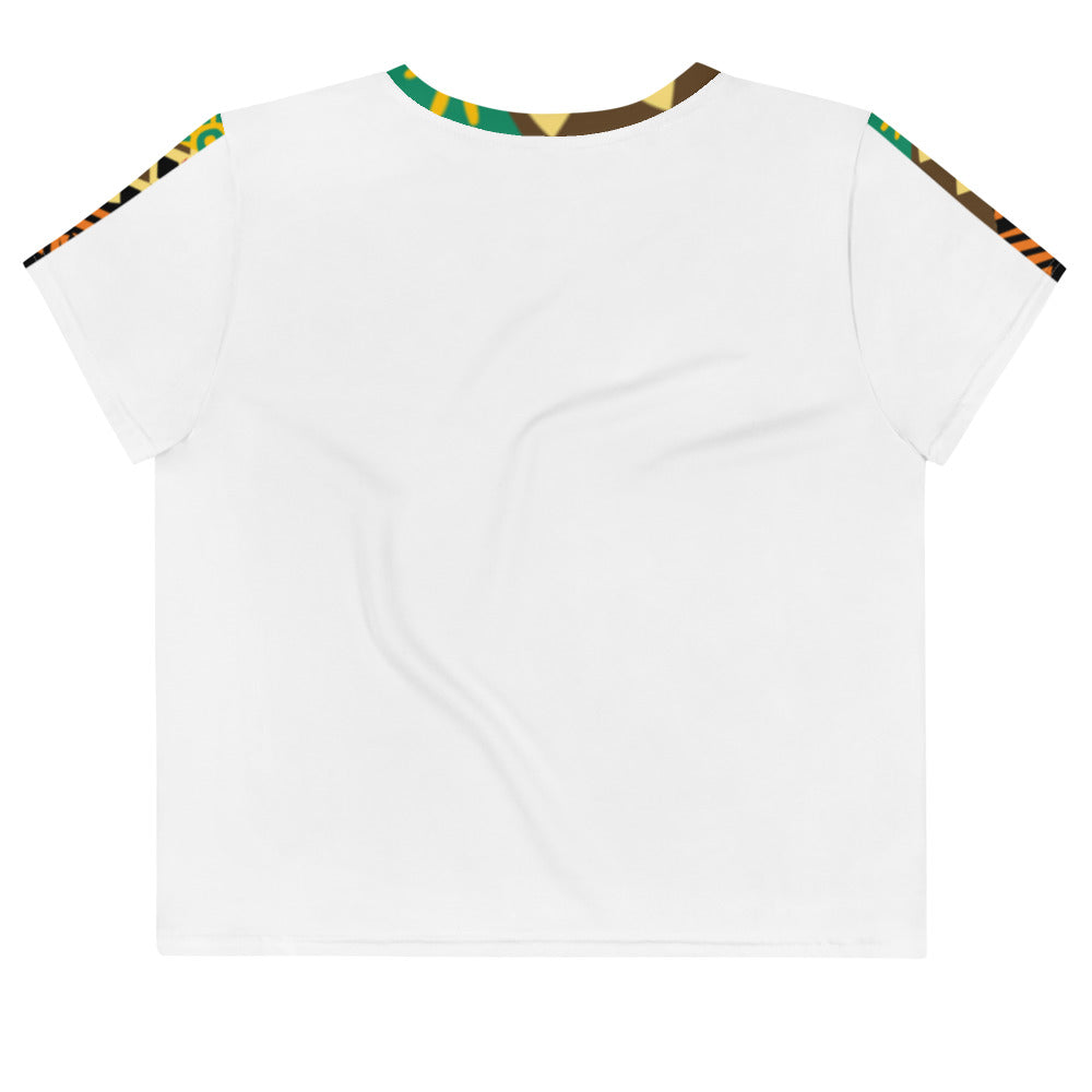 Capulana Strip Crop Tee