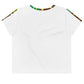 Capulana Strip Crop Tee