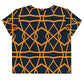 African Print 5 Crop Tee