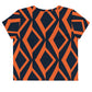 African Print 4 Crop Tee