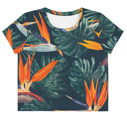 Nature motif 5 Crop Tee