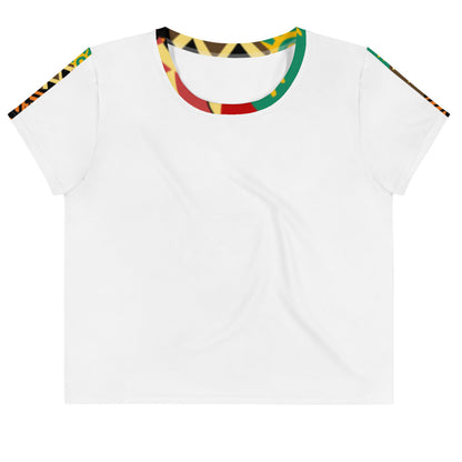 Capulana Strip Crop Tee