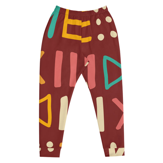 Letter motif Men's Joggers