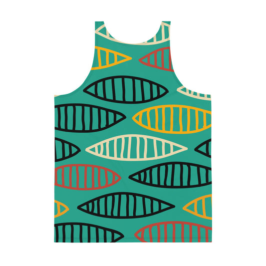 African pattern 6 Unisex Tank Top