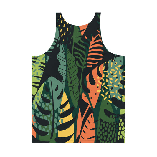 Nature motif 4 Unisex Tank Top