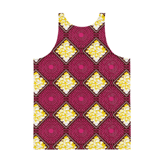 Capulana style 3 Unisex Tank Top