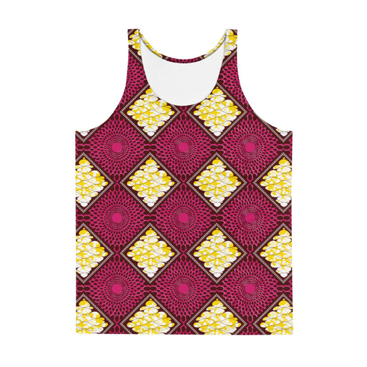 Capulana style 3 Unisex Tank Top