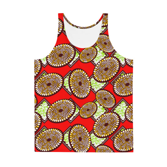 Capulana style 2 Unisex Tank Top