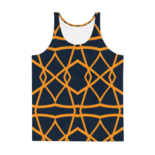 African Print 5 Unisex Tank Top