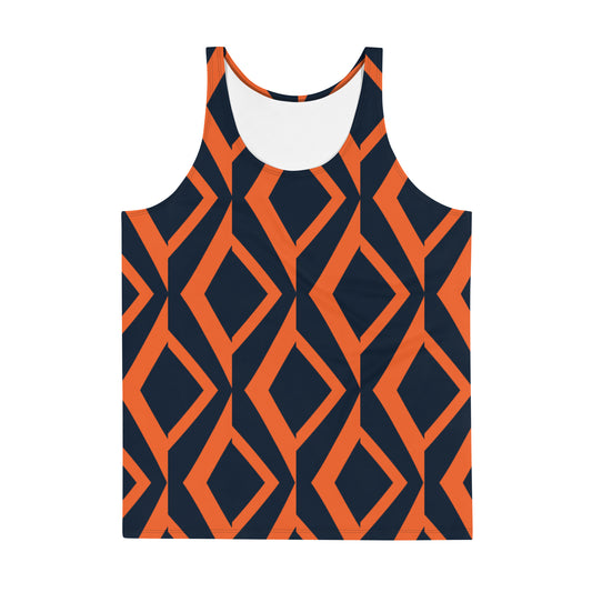 African Print 4 Unisex Tank Top