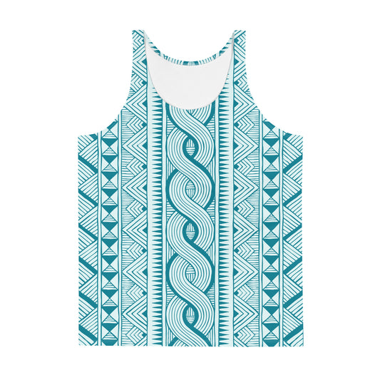 African Print 3 Unisex Tank Top