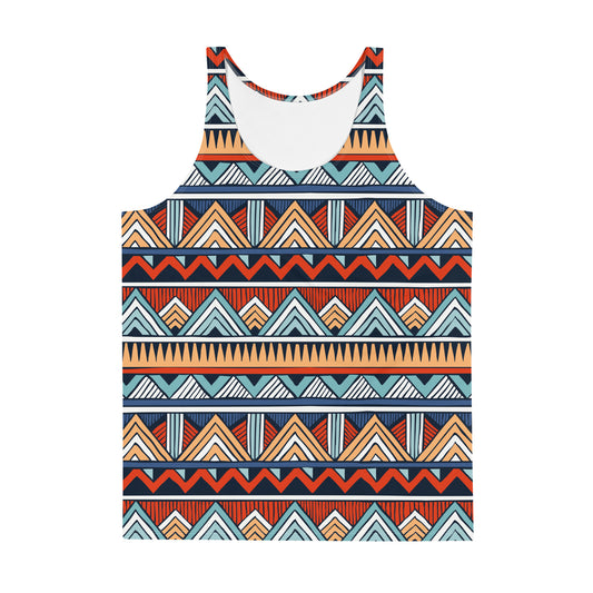 African Print 2 Unisex Tank Top