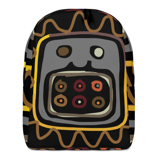 African Mask Minimalist Backpack