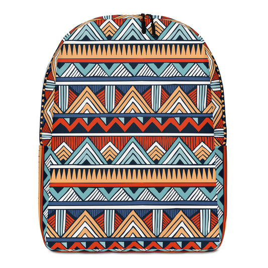 African Print 2 Minimalist Backpack