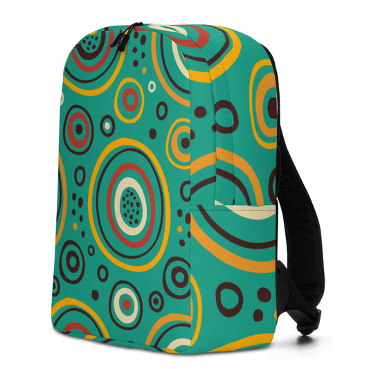 Circle pattern Minimalist Backpack