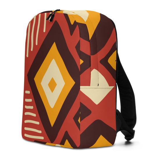 African pattern 7 Minimalist Backpack