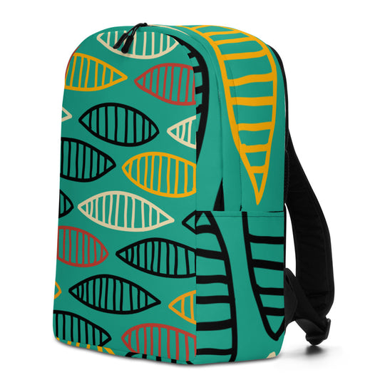 African pattern 6 Minimalist Backpack