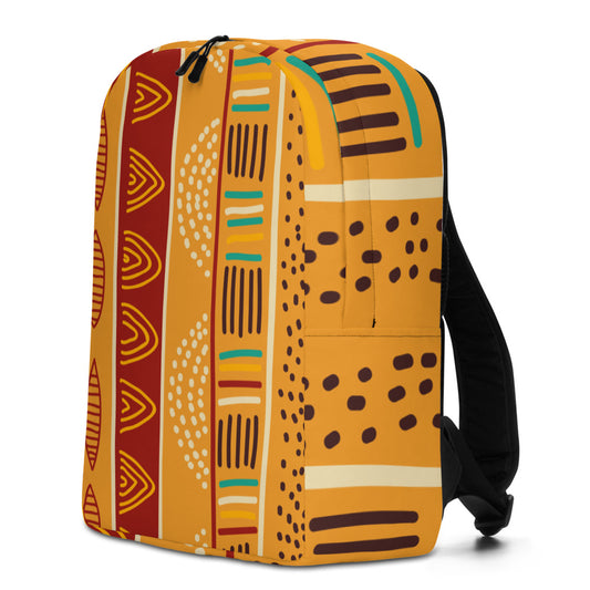 African pattern 4 Minimalist Backpack