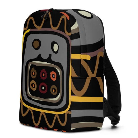 African Mask Minimalist Backpack