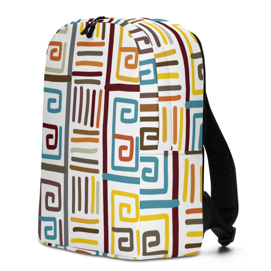 African pattern 2 Minimalist Backpack