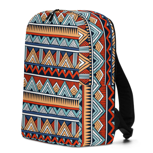 African Print 2 Minimalist Backpack