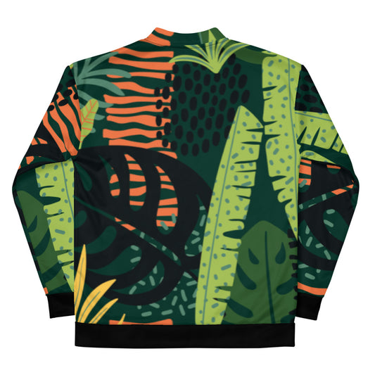 Nature motif Unisex Bomber Jacket