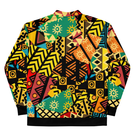 Capulana style Unisex Bomber Jacket