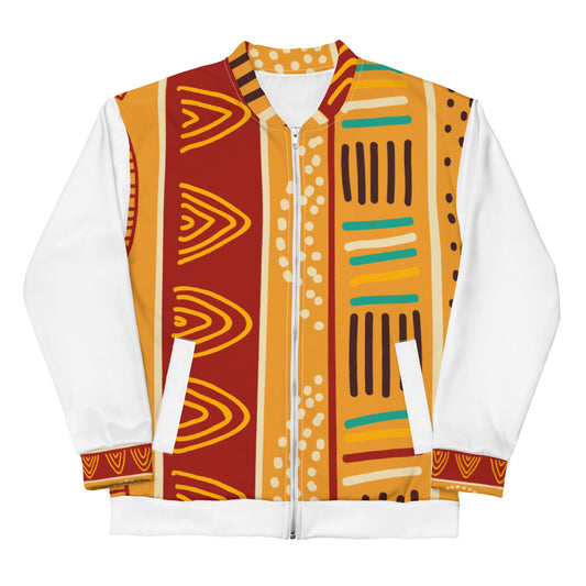 African pattern 4 Unisex Bomber Jacket