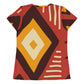 African pattern 7 Women's Athletic T-shirt