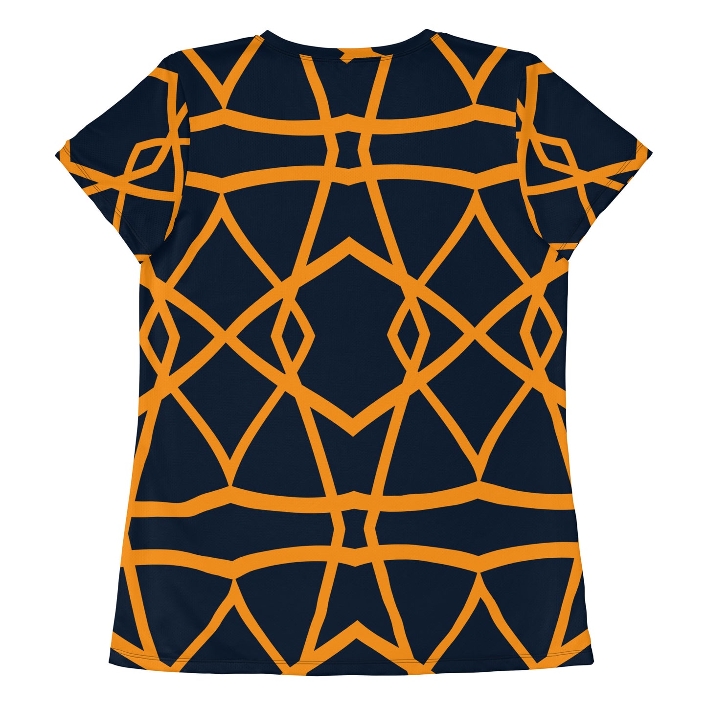 African Print 5 Women's Athletic T-shirt