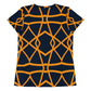 African Print 5 Women's Athletic T-shirt