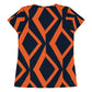 African Print 4 Women's Athletic T-shirt