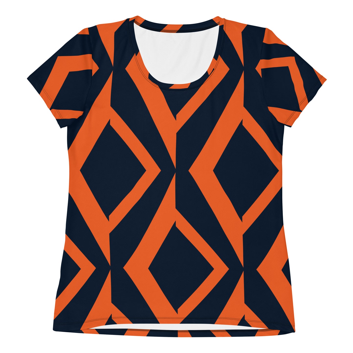 African Print 4 Women's Athletic T-shirt