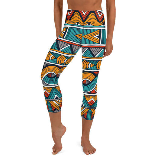 African Print Leggings | Women's Yoga Leggings | Xikhipa